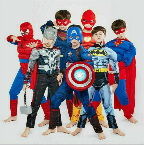Kids boys superhero costume - superhero,