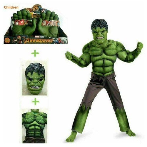 Kids boys hulk fancy dress - kids,