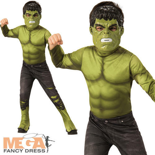 Hulk boys fancy dress marvel - boys,