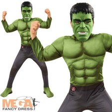 Deluxe Hulk Boys Fancy Dress